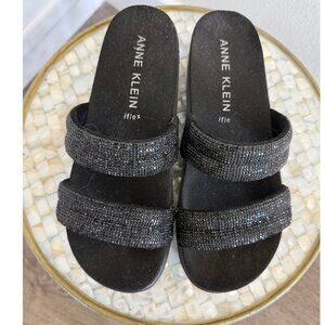 Anne Klein Elegance Meets Comfort Black Wedge